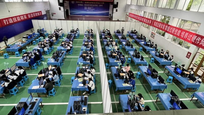 我校成功舉辦2022年廣西職業院校技能大賽中職組《智能財稅職業技能》大賽
